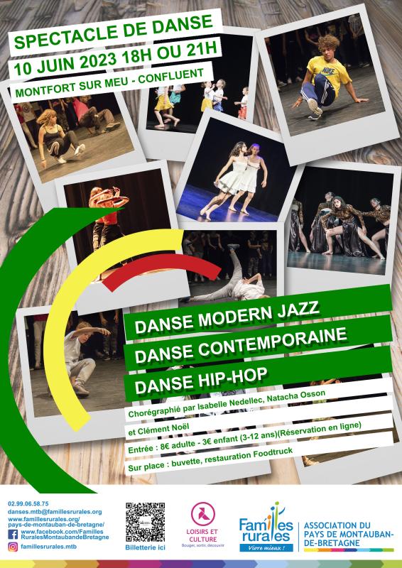 Affiche Spectacle danse 2023