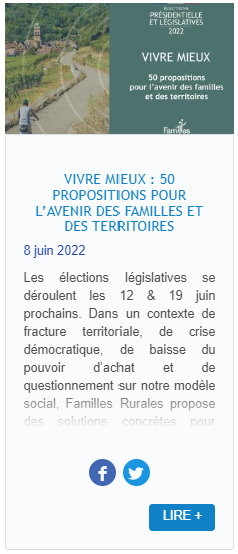 50 propositions pour les territoires ruraux