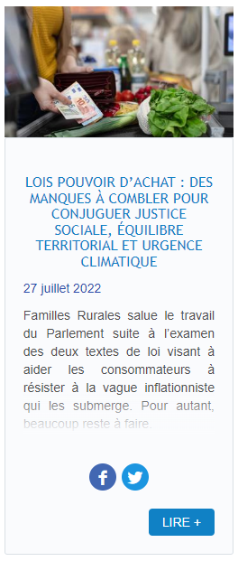 Pouvoir d'achat : des manques à combler