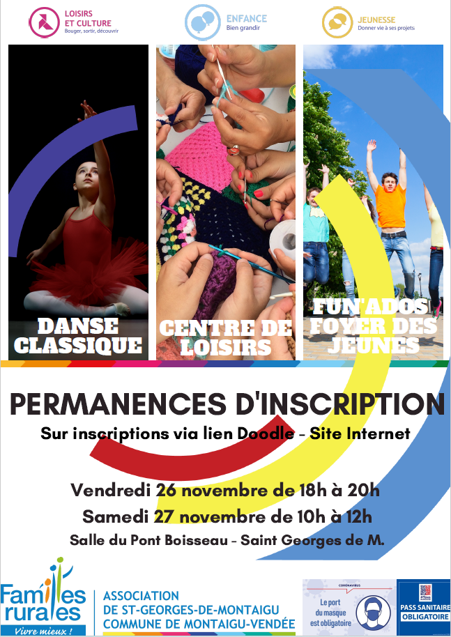 Permanences d'inscriptions