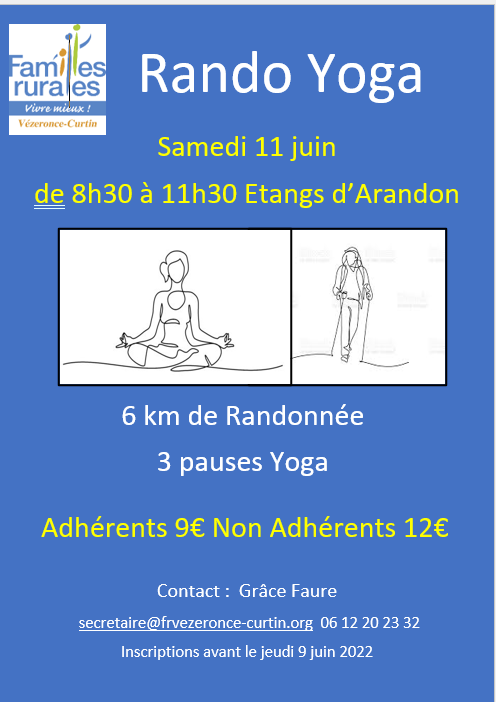 Affiche Rando Yoga